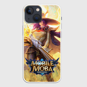 Чехол для iPhone 13 mini с принтом Mobile legends ,  |  | 5v5 | bang bang | dota | game | heroes | kill | legends | moba | mobile | mobile legends | mobile moba | pvp | герои | дота | игра | легенда | моба | мобла