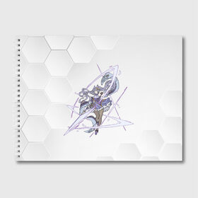 Альбом для рисования с принтом Genshin Impact , 100% бумага
 | матовая бумага, плотность 200 мг. | anime | game | games | genshin impact | mmo | rpg | анимэ | анме | геншин импакт | игра | игры | ммо | рпг