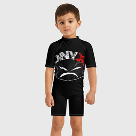 Детский купальный костюм 3D с принтом Onyx , Полиэстер 85%, Спандекс 15% | застежка на молнии на спине | fredro starr | onyx | rap | sonny seeza | sticky fingaz | оникс | рэп