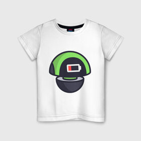 Детская футболка хлопок с принтом Ешрум - AZ , 100% хлопок | круглый вырез горловины, полуприлегающий силуэт, длина до линии бедер | avatar | electronic mushroom | eshroomy | personal