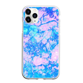 Чехол для iPhone 11 Pro матовый с принтом Нежные краски , Силикон |  | abstract | blue | casual | casual style | pink | texture | абстрактный рисунок | абстракция | блики | брызги | вода | волны | градиент | краски | мазки | море | морская | пастельные цвета | повседневный | пятна красок