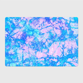 Магнитный плакат 3Х2 с принтом Нежные краски , Полимерный материал с магнитным слоем | 6 деталей размером 9*9 см | abstract | blue | casual | casual style | pink | texture | абстрактный рисунок | абстракция | блики | брызги | вода | волны | градиент | краски | мазки | море | морская | пастельные цвета | повседневный | пятна красок