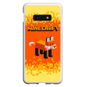 Чехол для Samsung S10E с принтом Minecraft , Силикон | Область печати: задняя сторона чехла, без боковых панелей | minecraft | алекс | белый | блоки | ведьма | взрывчатка | визера | волк | гаст | добывать | дракон | зеленый куб | зомби | игра | крафт | крипер | кубики | лошадка | майн | майнкрафт | манкрафт | овечка | оцелот