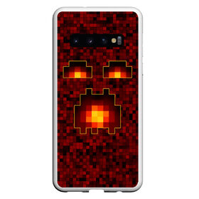 Чехол для Samsung Galaxy S10 с принтом Minecraft , Силикон | Область печати: задняя сторона чехла, без боковых панелей | Тематика изображения на принте: minecraft | алекс | белый | блоки | ведьма | взрывчатка | визера | волк | гаст | добывать | дракон | зеленый куб | зомби | игра | крафт | крипер | кубики | лошадка | майн | майнкрафт | манкрафт | овечка | оцелот