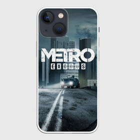Чехол для iPhone 13 mini с принтом Metro Exodus ,  |  | 2033 | exodus | metro | metro 2033 | metro exodus | stalker | апокалипсис | диггер | дигеры | метро | разрушка | эпидемия