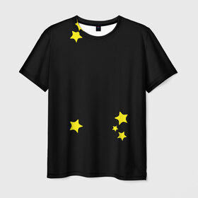 Мужская футболка 3D с принтом Звездочки , 100% полиэфир | прямой крой, круглый вырез горловины, длина до линии бедер | family | family look | детские | для всей семьи | семейные | семья | фэмили лук