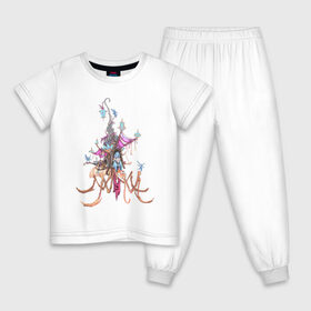 Детская пижама хлопок с принтом Насекомое-торговец , 100% хлопок |  брюки и футболка прямого кроя, без карманов, на брюках мягкая резинка на поясе и по низу штанин
 | Тематика изображения на принте: 
