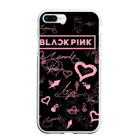 Чехол для iPhone 7Plus/8 Plus матовый с принтом BLACKPINK , Силикон | Область печати: задняя сторона чехла, без боковых панелей | blackpink | blink | bts | exo | icecream | jennie | jisoo | korea | kpop | lisa | love | rose | блекпинк | девушки | корея | кпоп | музыка