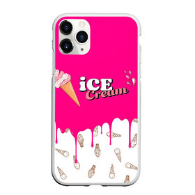 Чехол для iPhone 11 Pro матовый с принтом Ice Cream BlackPink , Силикон |  | blackpink | blink | bts | exo | icecream | jennie | jisoo | korea | kpop | lisa | love | rose | блекпинк | девушки | корея | кпоп | музыка