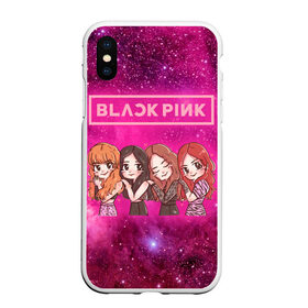 Чехол для iPhone XS Max матовый с принтом Black Pink , Силикон | Область печати: задняя сторона чехла, без боковых панелей | blackpink | blink | bts | exo | icecream | jennie | jisoo | korea | kpop | lisa | love | rose | блекпинк | девушки | корея | кпоп | музыка