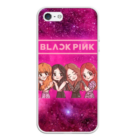 Чехол для iPhone 5/5S матовый с принтом Black Pink , Силикон | Область печати: задняя сторона чехла, без боковых панелей | Тематика изображения на принте: blackpink | blink | bts | exo | icecream | jennie | jisoo | korea | kpop | lisa | love | rose | блекпинк | девушки | корея | кпоп | музыка