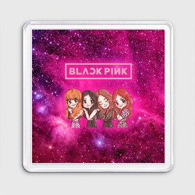 Магнит 55*55 с принтом Black Pink , Пластик | Размер: 65*65 мм; Размер печати: 55*55 мм | blackpink | blink | bts | exo | icecream | jennie | jisoo | korea | kpop | lisa | love | rose | блекпинк | девушки | корея | кпоп | музыка