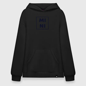 Худи SuperOversize хлопок с принтом Mini , 70% хлопок, 30% полиэстер, мягкий начес внутри | карман-кенгуру, эластичная резинка на манжетах и по нижней кромке, двухслойный капюшон
 | 