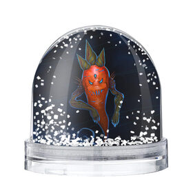Снежный шар с принтом Cosmo Carrot , Пластик | Изображение внутри шара печатается на глянцевой фотобумаге с двух сторон | alien | космос | морковь | фентези