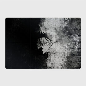 Магнитный плакат 3Х2 с принтом Аста , Полимерный материал с магнитным слоем | 6 деталей размером 9*9 см | asta | black clover | акума | аста | демон | пятилистник | черный клевер