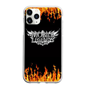 Чехол для iPhone 11 Pro матовый с принтом Mobile Legends , Силикон |  | mobile legends | mobile legends print | mobile legends: bang bang | белый | для крутых | кофта mobile legends | кружка mobile legends | надпись mobile legends | огонь | принт mobile legends | футболка mobile legends | черный