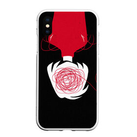 Чехол для iPhone XS Max матовый с принтом любовь , Силикон | Область печати: задняя сторона чехла, без боковых панелей | влюбленных | день святого валентина | для двоих | для пар | милый | мишка | парные | подарок