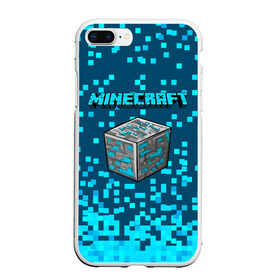 Чехол для iPhone 7Plus/8 Plus матовый с принтом Minecraft , Силикон | Область печати: задняя сторона чехла, без боковых панелей | Тематика изображения на принте: minecraft | алекс | белый | блоки | ведьма | взрывчатка | визера | волк | гаст | добывать | дракон | зеленый куб | зомби | игра | крафт | крипер | кубики | лошадка | майн | майнкрафт | манкрафт | овечка | оцелот