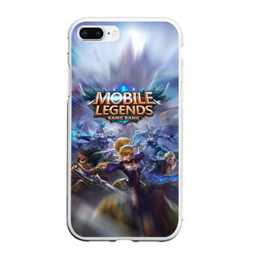 Чехол для iPhone 7Plus/8 Plus матовый с принтом Mobile Legends (Z) , Силикон | Область печати: задняя сторона чехла, без боковых панелей | 515 unite | bang bang | battle arena | moba | mobile legends | mobile legends bang bang | online battle arena