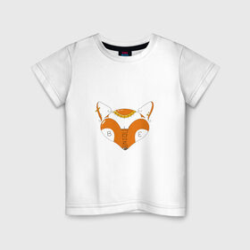 Детская футболка хлопок с принтом Be Unique , 100% хлопок | круглый вырез горловины, полуприлегающий силуэт, длина до линии бедер | lettering | корона | леттеринг | лис | лиса | лисица | молодость | пирсинг