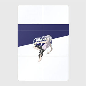 Магнитный плакат 2Х3 с принтом Киллуа Золдик , Полимерный материал с магнитным слоем | 6 деталей размером 9*9 см | hunter  hunter | kirua zorudikku | охотник | охотник х охотник | хантер | хантер х хантер