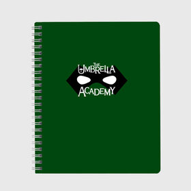 Тетрадь с принтом umbrella academy , 100% бумага | 48 листов, плотность листов — 60 г/м2, плотность картонной обложки — 250 г/м2. Листы скреплены сбоку удобной пружинной спиралью. Уголки страниц и обложки скругленные. Цвет линий — светло-серый
 | academy | umbrella | umbrella academy | адам годли | академия | академия амбрелла | амбрелла | дэвид кастанеда | колм фиори | кэмерон бриттон | мэри джей блайдж
джон магаро | роберт шиэн | том хоппер | эллиот пейдж