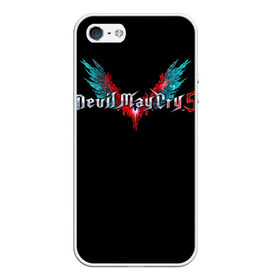 Чехол для iPhone 5/5S матовый с принтом Devil May Cry , Силикон | Область печати: задняя сторона чехла, без боковых панелей | 3d. | demon | devil | devil may cry 5 | games | демон | дьявол | игры