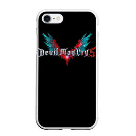 Чехол для iPhone 7/8 матовый с принтом Devil May Cry , Силикон | Область печати: задняя сторона чехла, без боковых панелей | 3d. | demon | devil | devil may cry 5 | games | демон | дьявол | игры