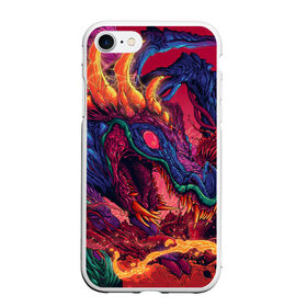 Чехол для iPhone 7/8 матовый с принтом HYPER BEAST , Силикон | Область печати: задняя сторона чехла, без боковых панелей | awp | counter strike | cs go | game | hyper beast | skin | swat | terrorist | warning | авп | автомат | винтовка | дракон | игры | компьютерная игра | контер страйк | контр страйк | кс го | монстр | оружие | скин | спецназ | хайпер бист