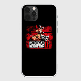 Чехол для iPhone 12 Pro Max с принтом red dead redemption 2 , Силикон |  | action | red dead redemption 2 | rockstar games | вестерн | игра | ковбой | ружье | стрелялка | экшен