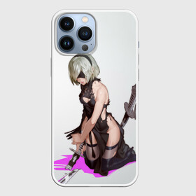 Чехол для iPhone 13 Pro Max с принтом NIER AUTOMATA   2B ,  |  | 2b | 2b nier automata | a2 | anime | girl | nier | nier automata | nier: automata | sword | yorha | аниме | девочка | девушка | игра | игры | меч | ниер | ниер автомата | ниир автомата | ньер автомата | туби