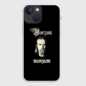 Чехол для iPhone 13 mini с принтом Burzum ,  |  | бородач | варг викернес | металл | музыка | музыкальный проект | музыкант | норвежская музыка | писатель | рок | рокер | тьма