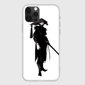 Чехол для iPhone 12 Pro Max с принтом Мечник самурай , Силикон |  | Тематика изображения на принте: дух | катана | меч | мечник | неко | самурай