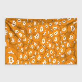 Флаг-баннер с принтом Я БИТКОИН I AM BITCOIN , 100% полиэстер | размер 67 х 109 см, плотность ткани — 95 г/м2; по краям флага есть четыре люверса для крепления | bitcoin | btc | биткоин | валюта | деньги | криптовалюта