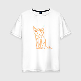 Женская футболка хлопок Oversize с принтом лис , 100% хлопок | свободный крой, круглый ворот, спущенный рукав, длина до линии бедер
 | лес | лис | лиса | лисёнок | лисица | неон | хищник