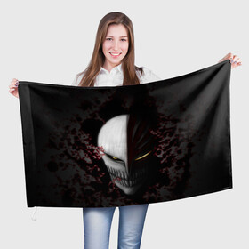 Флаг 3D с принтом 4141 , 100% полиэстер | плотность ткани — 95 г/м2, размер — 67 х 109 см. Принт наносится с одной стороны | 41414