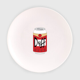 Тарелка с принтом Duff Beer , фарфор | диаметр - 210 мм
диаметр для нанесения принта - 120 мм | beer | duff | simpsons | гомер | симпсоны