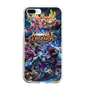 Чехол для iPhone 7Plus/8 Plus матовый с принтом Mobile Legends (Z) , Силикон | Область печати: задняя сторона чехла, без боковых панелей | 515 unite | bang bang | battle arena | moba | mobile legends | mobile legends bang bang | online battle arena