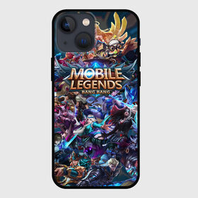 Чехол для iPhone 13 mini с принтом Mobile Legends (Z) ,  |  | 515 unite | bang bang | battle arena | moba | mobile legends | mobile legends bang bang | online battle arena