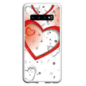 Чехол для Samsung Galaxy S10 с принтом Клуб Романтики , Силикон | Область печати: задняя сторона чехла, без боковых панелей | Тематика изображения на принте: love | любовь | романтика | сердце