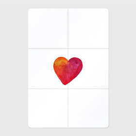 Магнитный плакат 2Х3 с принтом Акварельное сердце , Полимерный материал с магнитным слоем | 6 деталей размером 9*9 см | день валентина | любовь | парные | сердца