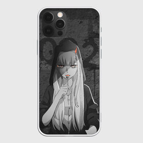 Чехол для iPhone 12 Pro Max с принтом Zero Two , Силикон |  | Тематика изображения на принте: darling | darling in the franxx | zero two | вайфу | зеро ту | код 002 | любимый во франксе | франкс