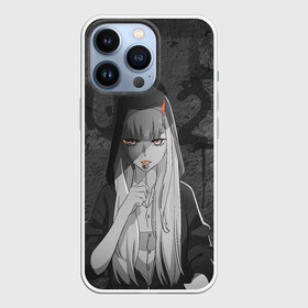 Чехол для iPhone 13 Pro с принтом Zero Two Меланхолия ,  |  | darling | darling in the franxx | zero two | вайфу | зеро ту | код 002 | любимый во франксе | франкс