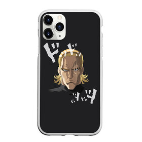 Чехол для iPhone 11 Pro матовый с принтом Кинг One Punch Man , Силикон |  | anime | one punch man | аниме | анимэ | бэнг | ван панч мэн | ванпанчмен | генос | кинг | сайтама | соник | супер герой | торнадо | уан панч мен