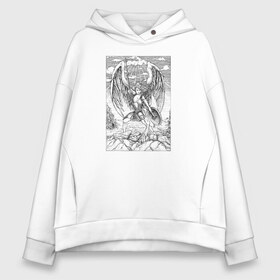 Женское худи Oversize хлопок с принтом Celestial , френч-терри — 70% хлопок, 30% полиэстер. Мягкий теплый начес внутри —100% хлопок | боковые карманы, эластичные манжеты и нижняя кромка, капюшон на магнитной кнопке | angel | celestial | fantasy | warrior | ангел | воительница | небесная | руны | средневековье | фэнтези