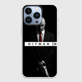 Чехол для iPhone 13 Pro с принтом Hitman 3 ,  |  | hitman | hitman 3 | hitman iii | красный | надпись | хитман | хитман 3