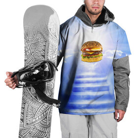 Накидка на куртку 3D с принтом Райский бургер , 100% полиэстер |  | food | hamburger | hot dog | ангел | блики | булка | булочка | бургер | бутерброд | вкусняшки | гамбургер | еда | котлета | лестница | лучи | небесный | небо | обжора | облака | пейзаж | природа | рай | сендвич