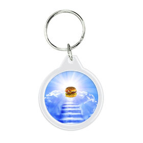 Брелок круглый с принтом Райский бургер , пластик и полированная сталь | круглая форма, металлическое крепление в виде кольца | food | hamburger | hot dog | ангел | блики | булка | булочка | бургер | бутерброд | вкусняшки | гамбургер | еда | котлета | лестница | лучи | небесный | небо | обжора | облака | пейзаж | природа | рай | сендвич