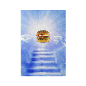 Обложка для паспорта матовая кожа с принтом Райский бургер , натуральная матовая кожа | размер 19,3 х 13,7 см; прозрачные пластиковые крепления | food | hamburger | hot dog | ангел | блики | булка | булочка | бургер | бутерброд | вкусняшки | гамбургер | еда | котлета | лестница | лучи | небесный | небо | обжора | облака | пейзаж | природа | рай | сендвич