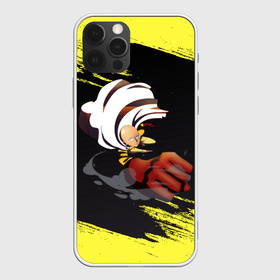 Чехол для iPhone 12 Pro Max с принтом Сайтама One Punch Man , Силикон |  | anime | one punch man | аниме | анимэ | бэнг | ван панч мэн | ванпанчмен | генос | кинг | сайтама | соник | супер герой | торнадо | уан панч мен